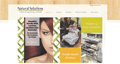 Desktop Screenshot of natural-solutions.net